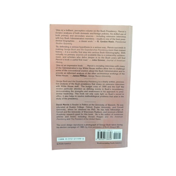 George Bush and the Guardianship Presidency by David Mervin PB MacMillan Press - Picture 2 of 4